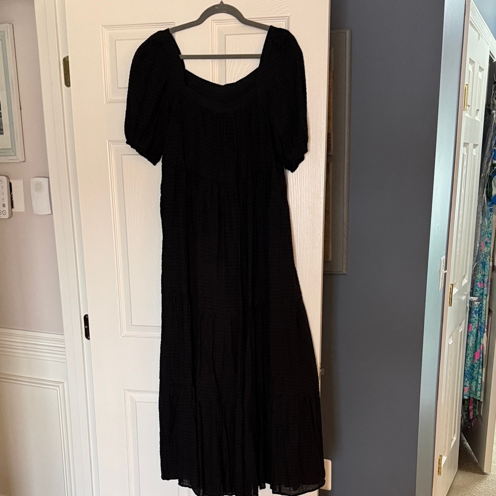 Anthropologie Black Dress